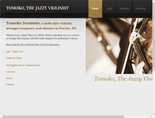 Tablet Screenshot of jazzyviolinist.com